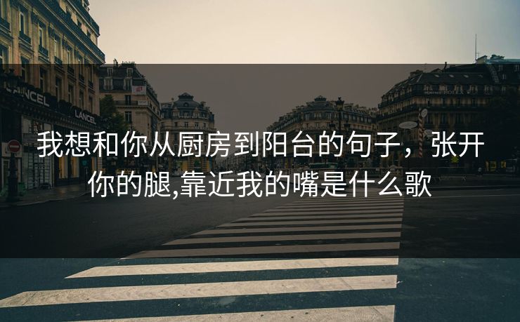 我想和你从厨房到阳台的句子，张开你的腿,靠近我的嘴是什么歌